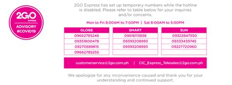 2go customer service mobile number 24/7|2GO Express.
